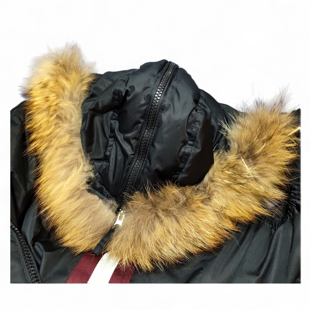 Kingsland Equestrian Collection Black Puffer Vest (Gilet) with Faux Fur-Trimmed - Picture 7 of 11